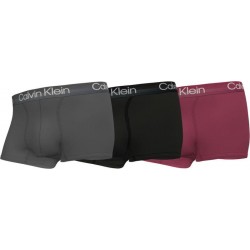 Calvin Klein - Modern Structure Cotton Stretch 3Pack Grey/Black/Burgundy
