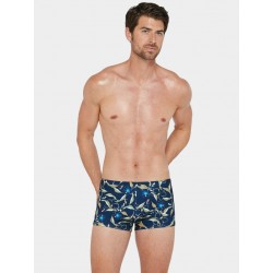 Impetus - Swimwear Shorts Flowers Navy Blue