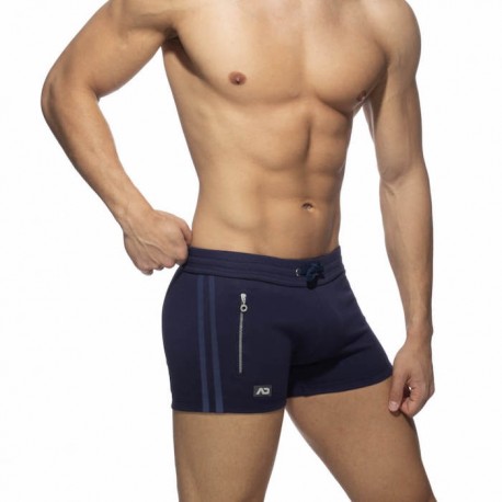 Addicted - Zip Pocket Sports Short Red