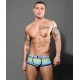 Andrew Christian - Mesh Stripe Boxer Almost Naked
