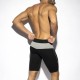 ES Collection - RUSTIC BLACK SPORTS KNEE SHORTS