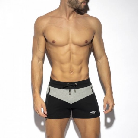 ES Collection - RUSTIC BLACK SPORTS SHORTS