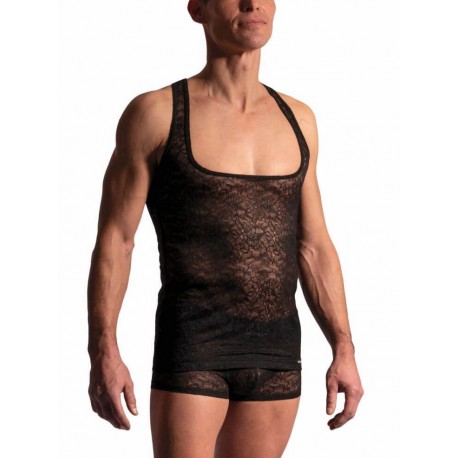 Manstore - M2231 Workout Shirt Black Laces