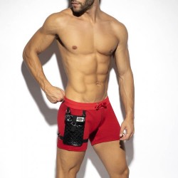 ES Collection - Removable Pocket Sports Shorts Red