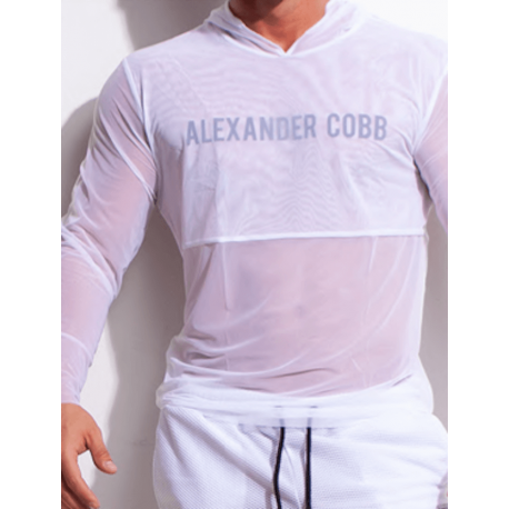 Alexander COBB - Transparent Hoody White