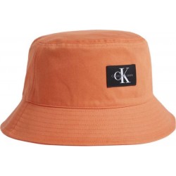 Calvin Klein - MONO LOGO PATCH BUCKET HAT Orange