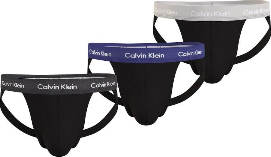 Calvin Klein - Jockstrap Black/Blue/White - 2BE Brussels