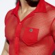 ES Collection - MESH SHORT SLEEVES SHIRT Red