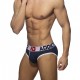 Addicted - OPEN FLY COTTON BRIEF Navy