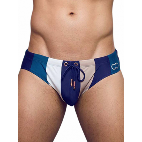 2eros - 2EROS PRINT SWIMWEAR BRIEF STRIPES