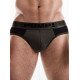 Ribbed Brief Military Green
