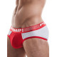 Ribbed Brief Red