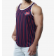 PUMP! - Navy Striped Tank Top