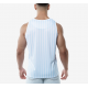 PUMP! - Sky Blue Striped Tank Top