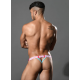 Andrew Christian - Happy Y-back Thong Sky Blue & Pink