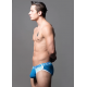 Andrew Christian - Almost Naked Retro Brief Blue + Black