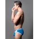 Andrew Christian - Almost Naked Retro Brief Blue + Black