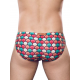 2EROS - PRINT V10 SWIM BRIEF RETRO RED