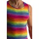 Manstore - M2411 Tank Top Rainbow