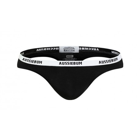 Aussiebum - Essential Thong Black