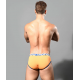 Andrew Christian - FLY TAGLESS BRIEF W/ ALMOST NAKED Orange/Sky