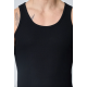 FRILIVIN - T-shirt uni sans manches Black