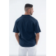 FRILIVIN - Chemise d'été minimaliste Navy