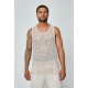 FRILIVIN - Mesh Tanktop Beige