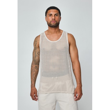 FRILIVIN - Mesh Tanktop Beige