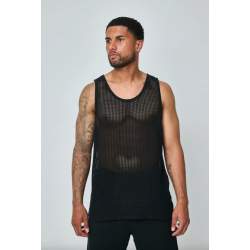 FRILIVIN - Mesh Tanktop Black