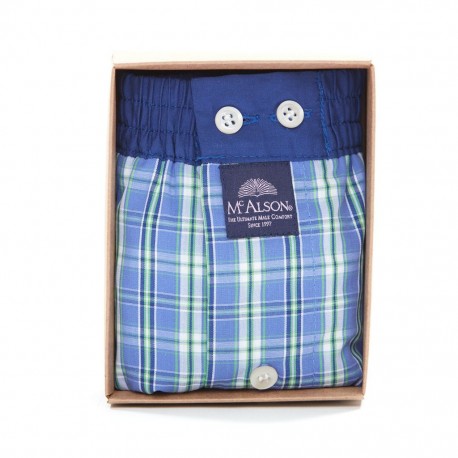 Mc Alson - M4122 - Checkered green & blue