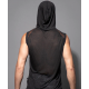 Andrew Christian - City Mesh Burnout Sleeveless Hoodie