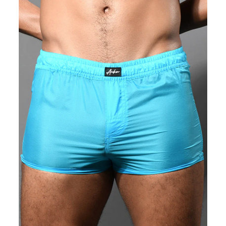 Andrew Christian - Andrew by AC MICRO SWIM SHORTS Turquoise + Black