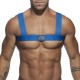 Addicted - BASIC ELASTIC HARNESS Black+Red+Yellow+RoyalBlue