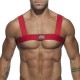 Addicted - BASIC ELASTIC HARNESS Black+Red+Yellow+RoyalBlue