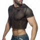 Addicted - MESH CROP TOP Black