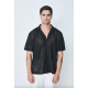 FRILIVIN - Chemise plissée Black