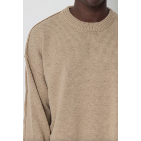 FRILIVIN - Pull uni oversized Beige