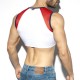 ES Collection - MUSCLE CROP TOP Red/White