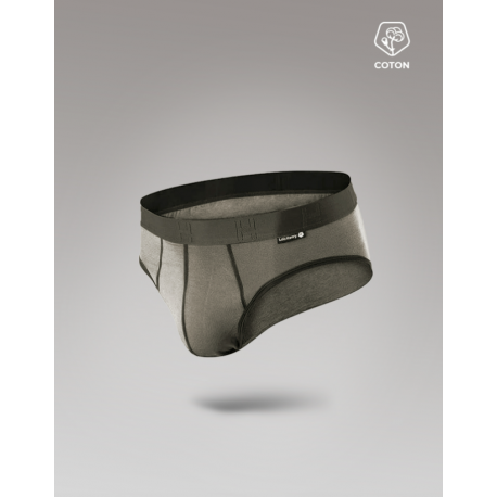 Loïc Henry - Slip Coton Kaki