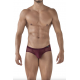 CandyMan - 3PK Australian Latin Briefs Color Red-Black-Grape