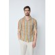 FRILIVIN - Chemise à rayures colorées