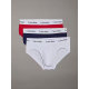 Calvin Klein -  Hip Brief 3pk Red/Blue/White