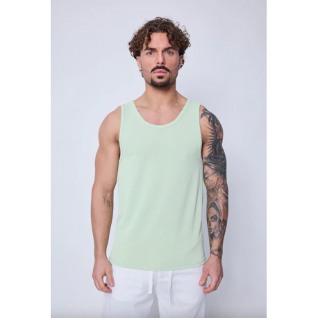 Frilivin - T-shirt débardeur côtelé slim Black