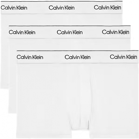 Calvin Klein - TRUNK 3PK Modern Cotton Extra Soft White
