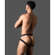 Andrew Christian - Martel Mesh Cross Jock w/ ALMOST NAKED® - BLACK