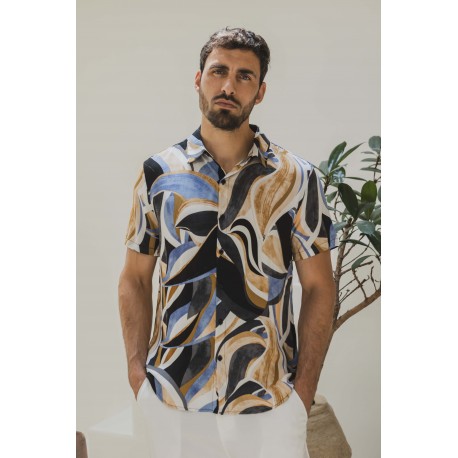 Frilivin - Chemise à manches courtes