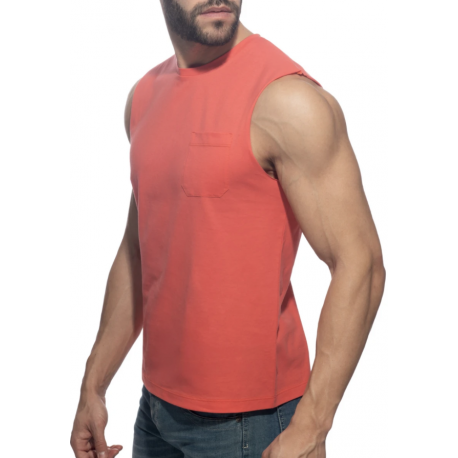 Addicted - BASIC TANK TOP Coral