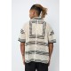 FRILIVIN - Chemise Perforée Noir et blanc