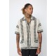 FRILIVIN - Chemise Perforée Noir et blanc